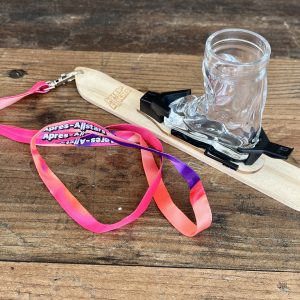 Apres-Allstars® Miniski inkl. Glas, Bayern-Lanyard & Korken