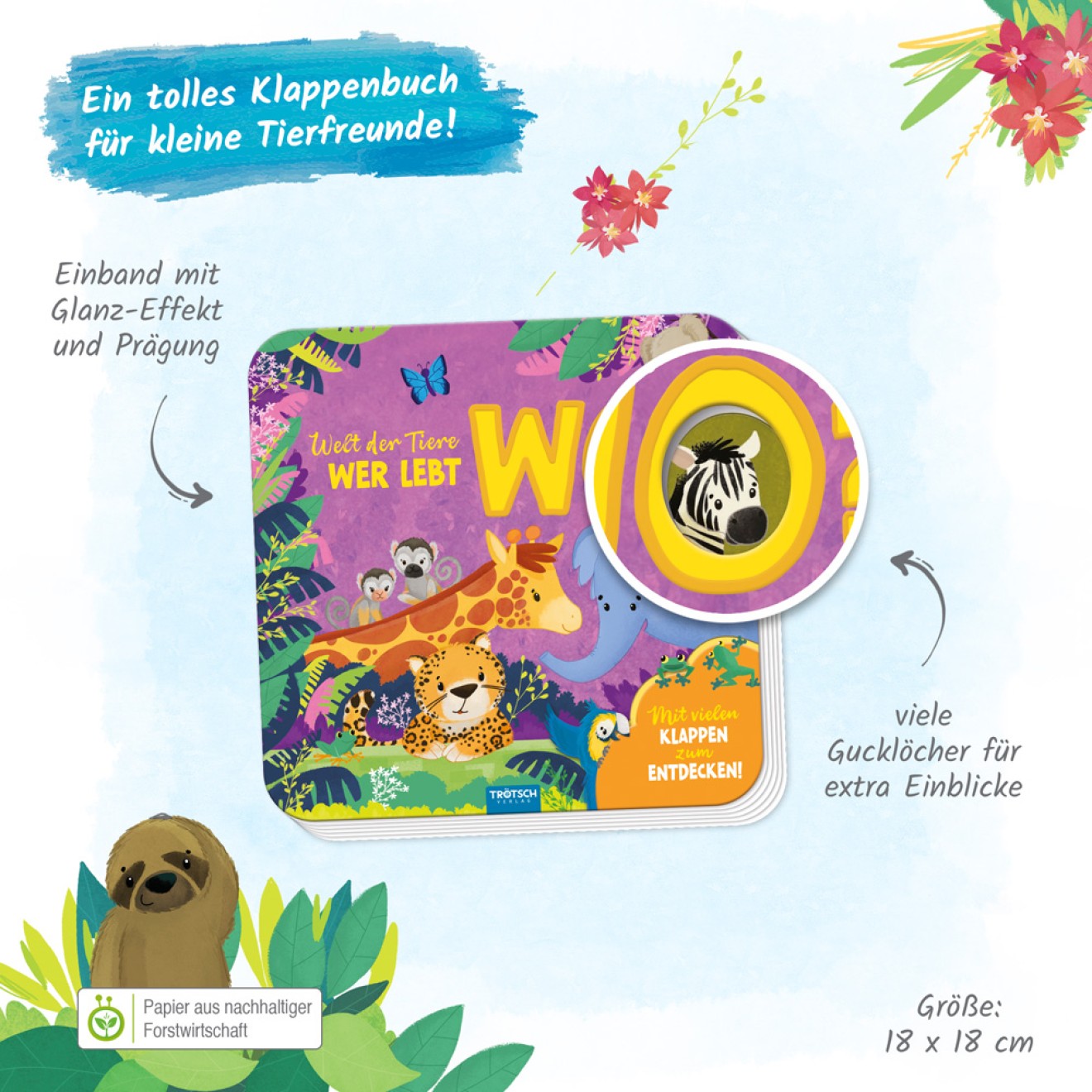 Klappenbuch - Welt der Tiere Wer lebt wo? – Bild 2